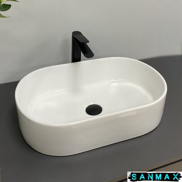 Умивальник накладний Vbi Alano Білий VBI-012615 фото