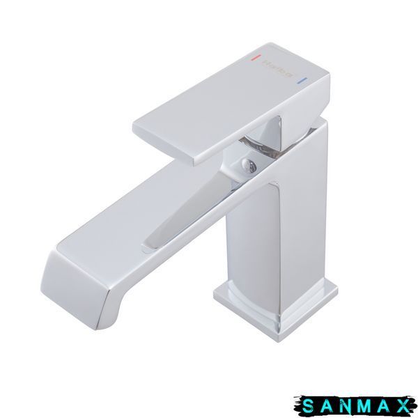 Змішувач для умивальника на шпильці Haiba Gaudi 001 Хром (HB9581) HB9581 фото