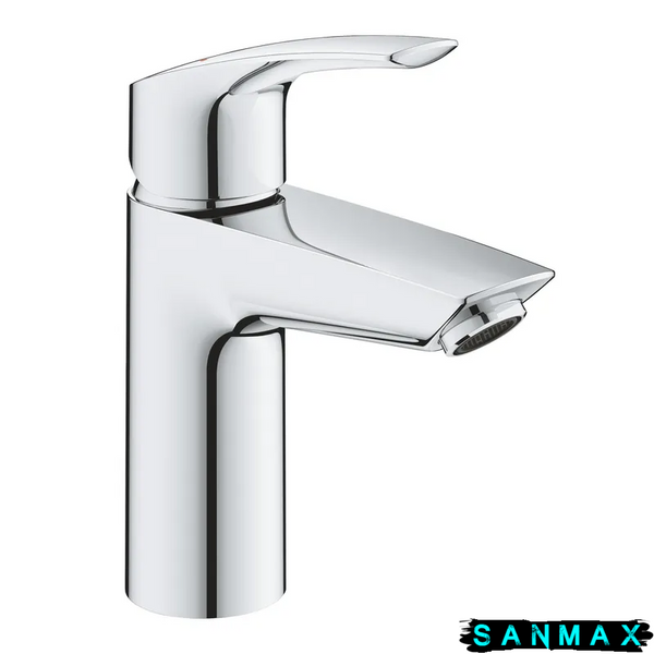 Одноважільний змішувач для умивальника S-Size Grohe Eurosmart New з натискним донним клапаном (23922003) 23922003 фото
