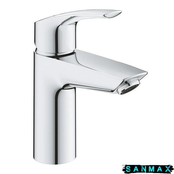 Одноважільний змішувач для умивальника S-Size Grohe Eurosmart New з натискним донним клапаном (23922003) 23922003 фото