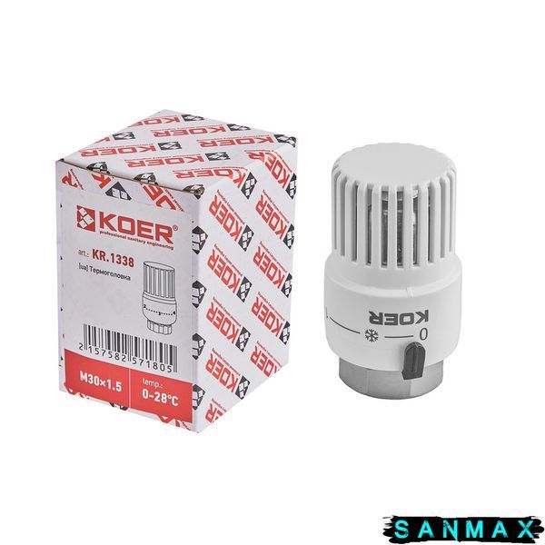 Термоголовка Koer KR.1338 - M30x1.5 (KR5718) KR5718 фото