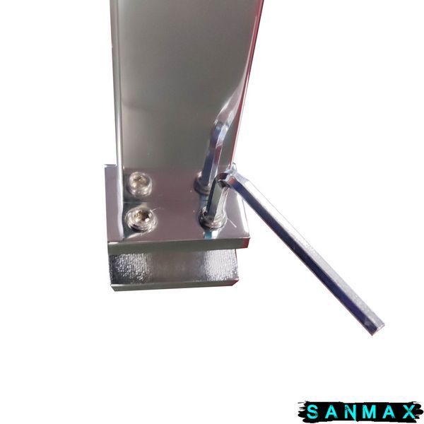 Душова перегородка Koer SR SP03-120x200-TR-01 Walk-In прозоре скло Easy Clean 8мм, хром (KR5398) KR5398 фото