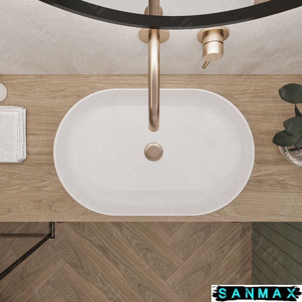 Умивальник накладний Vbi Verona 60 Білий VBI-011301 фото