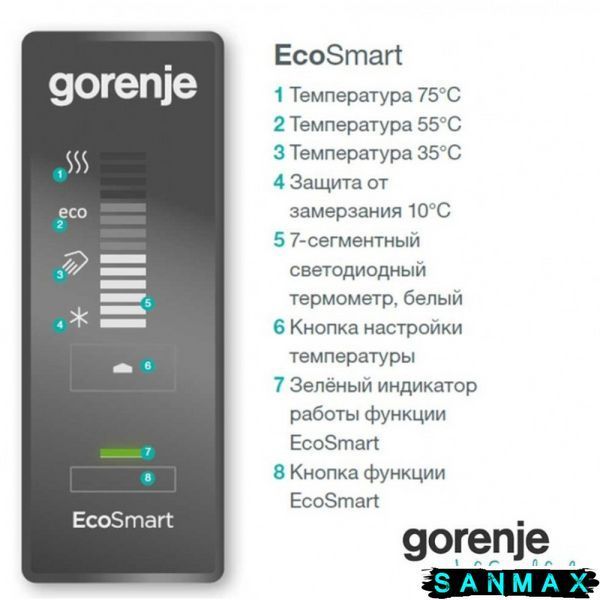 Водонагрівач універсальний Gorenje FTG 50 SMV9 (476913) (колір золотий матовий) FTG 50 SMV9-SP-goldm фото