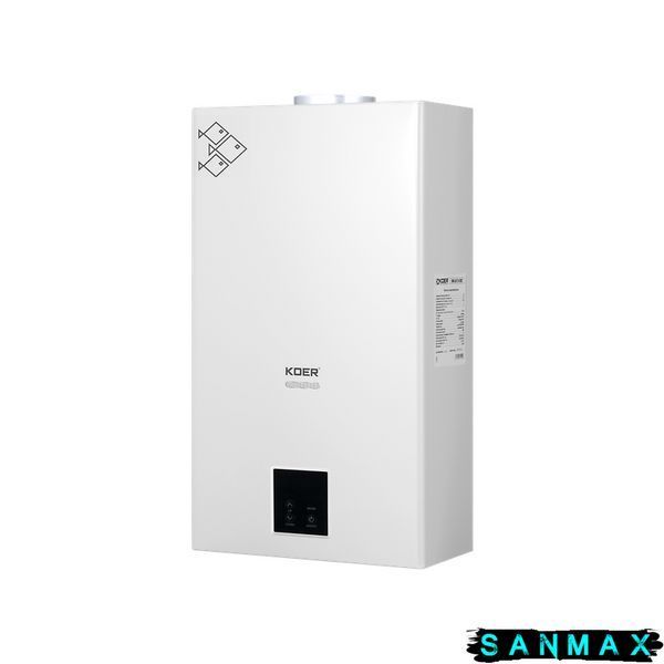 Газова колонка Koer KWH.G0210 Білий димохідна з модуляцієй 10 л/хв Біла (KR5556) KR5556 фото