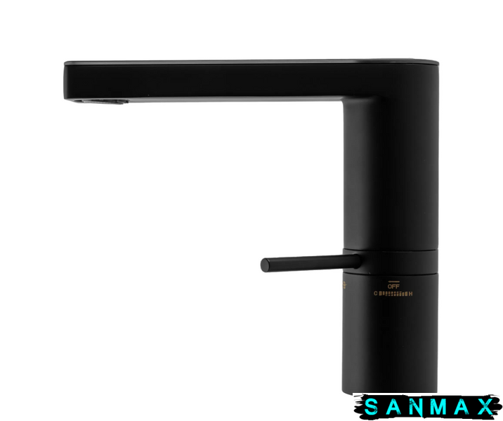 Змішувач для умивальника Rea Amar LCD Чорний * REA-B2065 фото