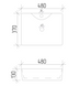 Умивальник накладний Vbi Forli Чорний Lined VBI-011108 фото 3