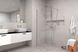 Кабіна walk in Besco Eco-N 90x195 скло прозоре, тримачі хромовані 120 см EN-90-195C фото 2