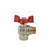 Кран кульовий 1/2 БГШ Вода Koer KR.208 КУТОВИЙ Червоний метелик (KR2805) KR2805 фото 1