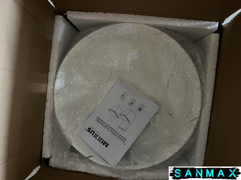 Раковина накладна Mixxus Premium Wave-0102 Marble 370х370х130mm (MP6528) MP6528 фото