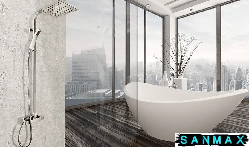 Душова система термостатична Rea Milan Хром REA-P0222 фото