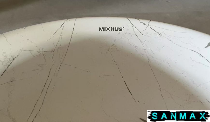 Раковина накладна Mixxus Premium Wave-0102 Marble 370х370х130mm (MP6528) MP6528 фото