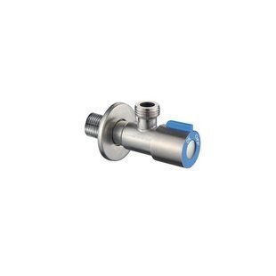 Кран приладовий Champion VAL-01 1/2x1/2 Нерж синій (CH6193) CH6193 фото