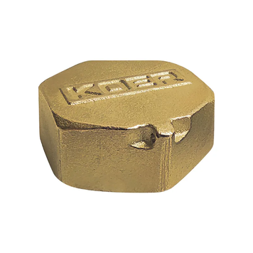 Заглушка латунна 1 внутрішня Koer KF.P10F.WN (KR3100) KR3100 фото