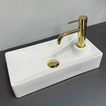 Умивальник накладний Vbi Malvizzo L Білий VBI-015622 фото