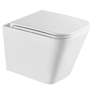 Унітаз підвісний Mixxus Premium Quadro-0301-R 490x340x360mm, система змиву Rimless (MP6452) MP6452 фото