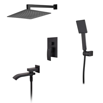 Вбудована душова система Koer KB-66007-05 Чорна (KR3465) KR3465 фото