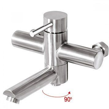 Змішувач для ванни Mixxus Sus-009 Euro Нерж (SS2956) SS2956 фото