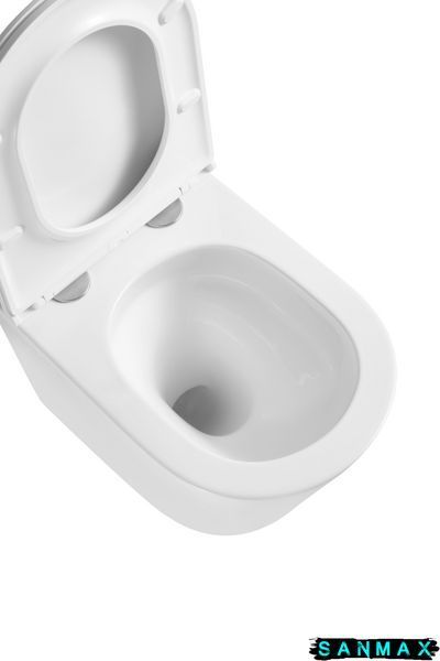 Унітаз підвісний Mixxus Premium Bevel-0301-T3 515x355x365mm, система змиву Tornado 3.0 (MP6472) MP6472 фото