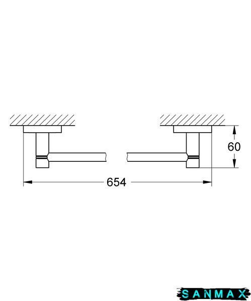 Тримач для рушників Grohe Essentials New (40366001) 40366001 фото
