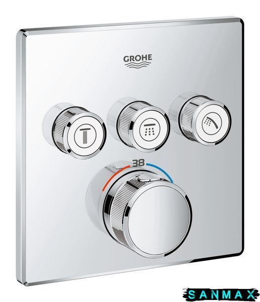 Вбудована душова система термостатична Grohe Grohtherm SmartControl New Tempesta 250 (UA26415SC2) UA26415SC2 фото
