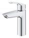 Одноважільний змішувач для умивальника M-Size Grohe Eurosmart New з натискним донним клапаном (23923003) 23923003 фото 6