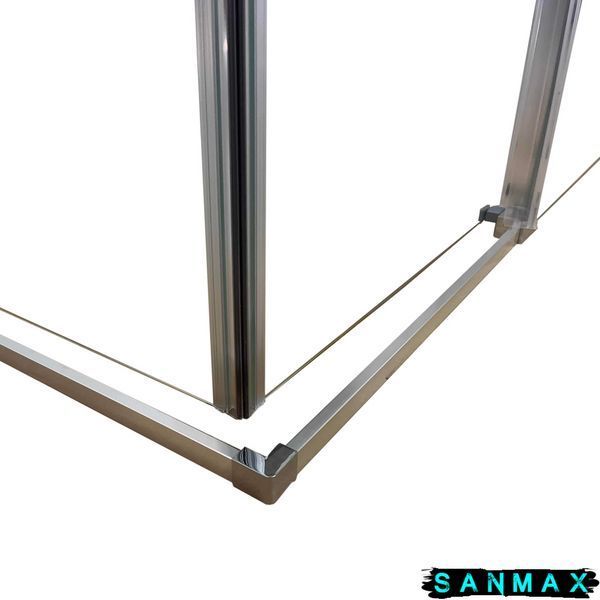 Душова кабіна без піддону Koer SR SC03-90x90x200-TR-02 прозоре скло Easy Clean 6мм SS Color (KR5680) KR5680 фото