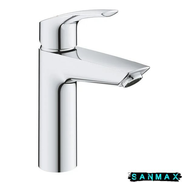 Одноважільний змішувач для умивальника M-Size Grohe Eurosmart New з натискним донним клапаном (23923003) 23923003 фото