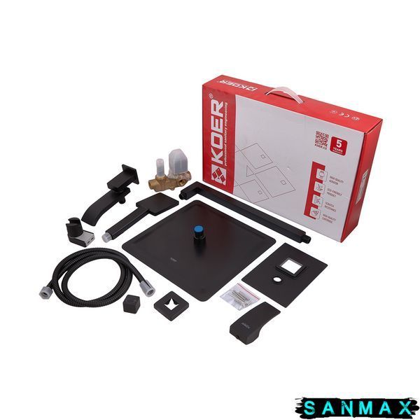 Вбудована душова система Koer KB-66007-05 Чорна (KR3465) KR3465 фото