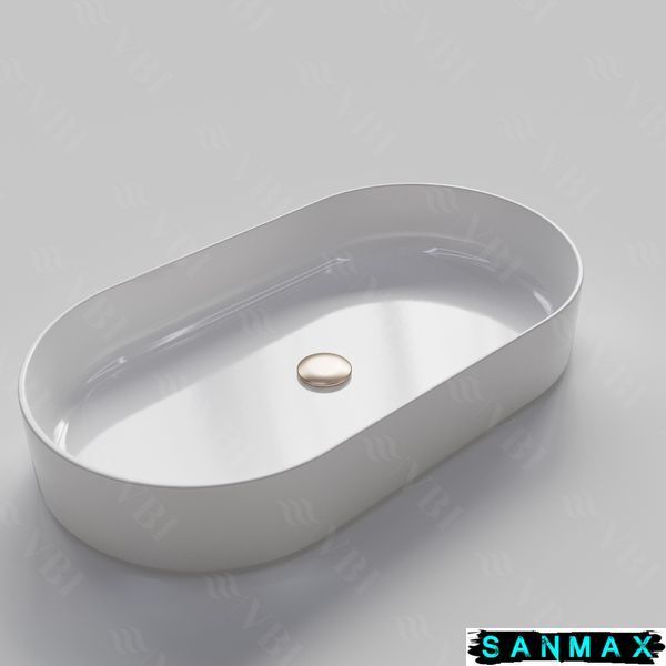 Умивальник накладний Vbi Verona 70 Білий VBI-011302 фото