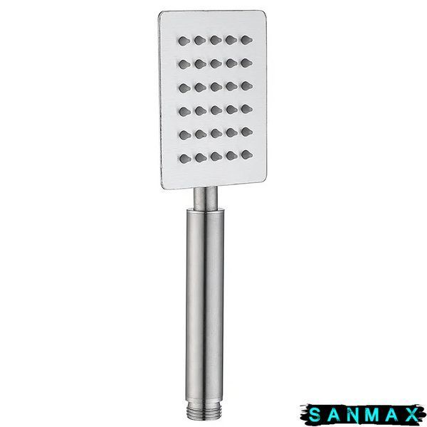 Лійка ручна для душу Mixxus Sh-02 (1 режим) Нерж (MI6050) MI6050 фото