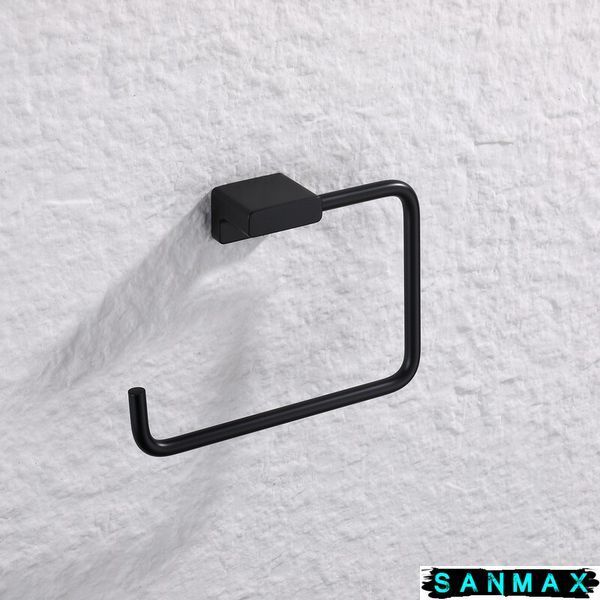 Тримач для паперових рушників півкільце Koer AS-0108-05 колір чорний (KR6178) KR6178 фото