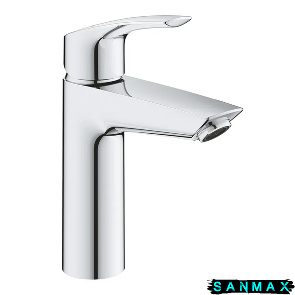 Одноважільний змішувач для умивальника M-Size Grohe Eurosmart New з натискним донним клапаном (23923003) 23923003 фото