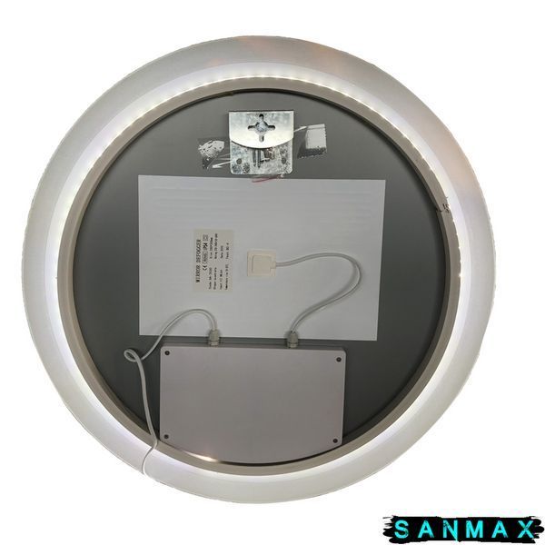 Дзеркало Zerix Solo MC01-60 з LED Touch, Anti-fog, димером, регулятором яскравості (ZX6063) ZX6063 фото