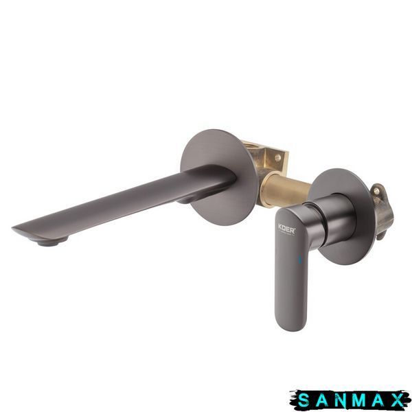 Вбудований змішувач для умивальника Koer KB-16028-07 Графіт (KR5300) KR5300 фото