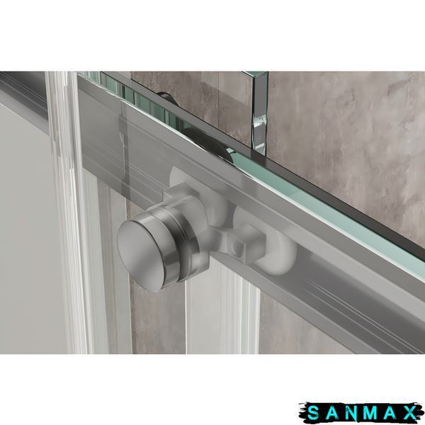 Душова кабіна без піддону Koer SR SC03-90x90x200-TR-02 прозоре скло Easy Clean 6мм SS Color (KR5680) KR5680 фото