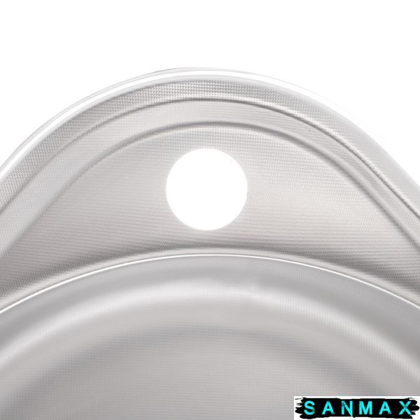 Мийка кухонна Zerix Z4843-06-160Md (micro decor) (ZS0567) ZS0567 фото