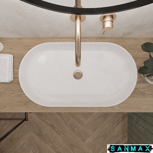 Умивальник накладний Vbi Verona 70 Білий VBI-011302 фото