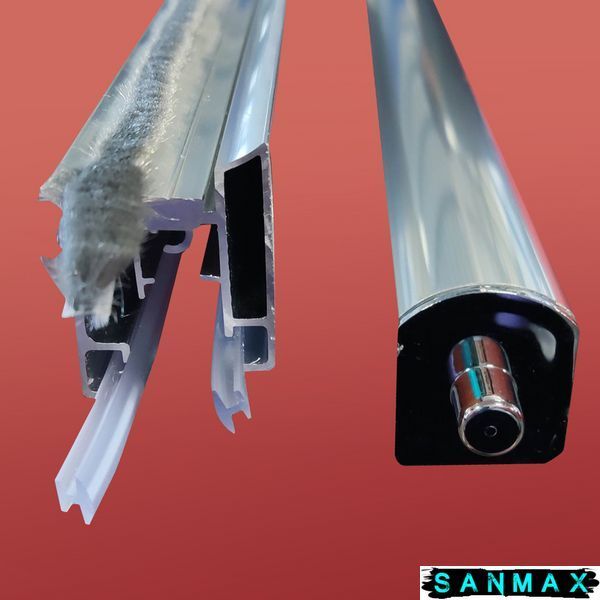Душова перегородка Koer SR SP03-30x200-TR-01 Walk-In (рух.част) прозоре скло Easy Clean 8мм, хром (KR5399) KR5399 фото