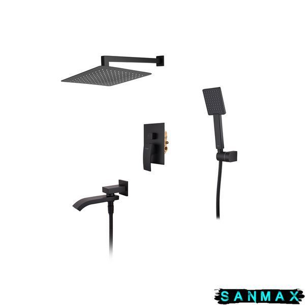 Вбудована душова система Koer KB-66007-05 Чорна (KR3465) KR3465 фото
