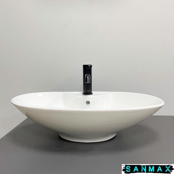 Умивальник накладний Vbi Carovilli Білий VBI-015504 фото