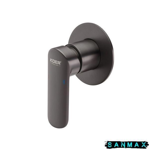 Вбудований змішувач для умивальника Koer KB-16028-07 Графіт (KR5300) KR5300 фото