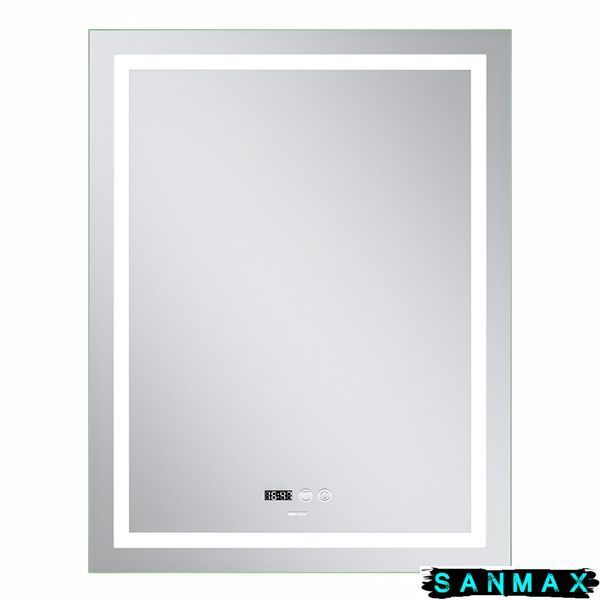 Дзеркало Mixxus Premium Flash MR21-70x90 (Led Touch, Anti-fog, димер, годинник) (MP6618) MP6618 фото