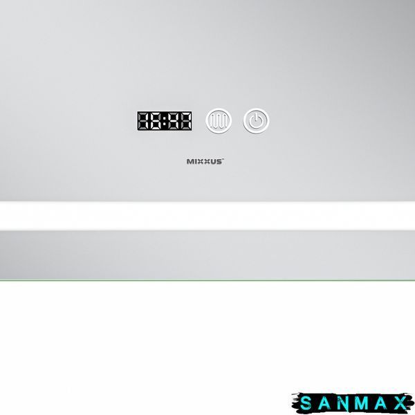 Дзеркало Mixxus Premium Flash MR21-70x90 (Led Touch, Anti-fog, димер, годинник) (MP6618) MP6618 фото