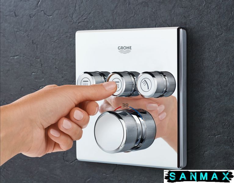 Вбудована душова система термостатична Grohe Grohtherm SmartControl New Tempesta 250 (UA26415SC2) UA26415SC2 фото