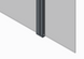 Душова перегородка Koer SR SP03-30x200-TR-01 Walk-In (рух.част) прозоре скло Easy Clean 8мм, хром (KR5399) KR5399 фото 3