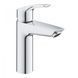 Одноважільний змішувач для умивальника M-Size Grohe Eurosmart New з натискним донним клапаном (23923003) 23923003 фото 1