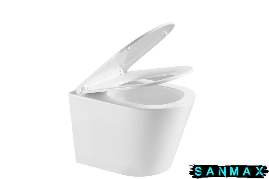 Унітаз підвісний Mixxus Premium Bevel-0301-T3 515x355x365mm, система змиву Tornado 3.0 (MP6472) MP6472 фото