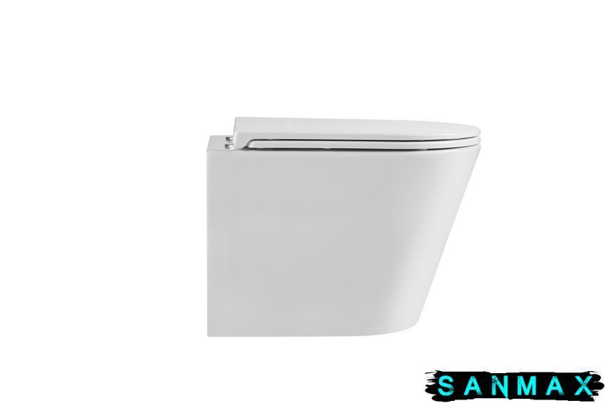 Унітаз підвісний Mixxus Premium Bevel-0301-T3 515x355x365mm, система змиву Tornado 3.0 (MP6472) MP6472 фото
