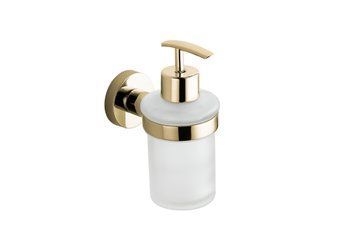 Дозатор для миючого засобу Vbi Uranus Золотий Vbi-040406GL фото